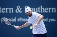 Reilly Opelka returns a shot at Cincinnati